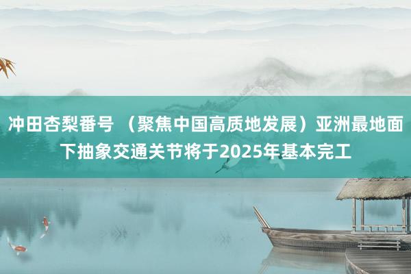 冲田杏梨番号 （聚焦中国高质地发展）亚洲最地面下抽象交通关节将于2025年基本完工